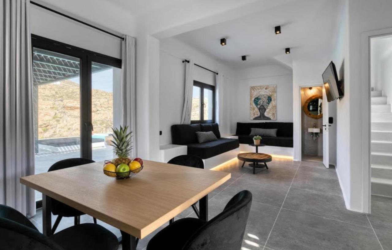Black And White Villas Ftelia - Mykonos Mykonos Town エクステリア 写真