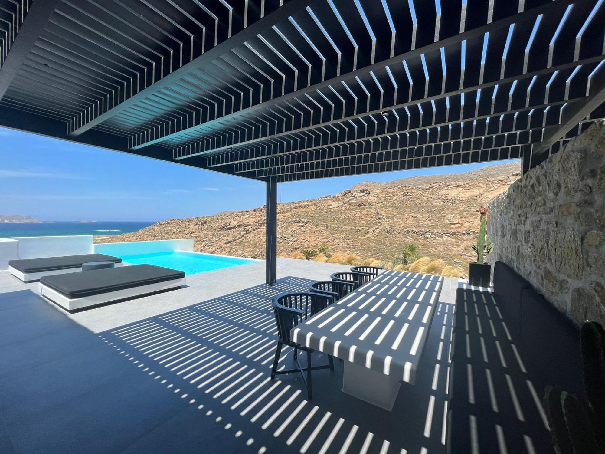 Black And White Villas Ftelia - Mykonos Mykonos Town エクステリア 写真